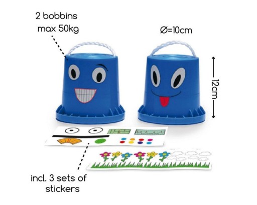 CHODZENIE NA WIADERKACH Szczudła - WIADERKA BS Toys
