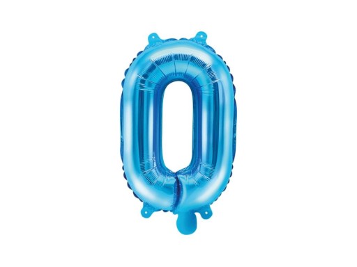 BALON FOLIOWY LITERKA O NIEBIESKI 35CM