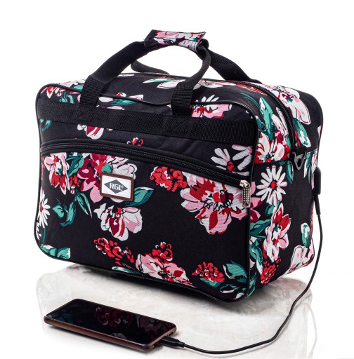 TORBA BAGAŻ PODRĘCZNY 40x20x25 do samolotu USB