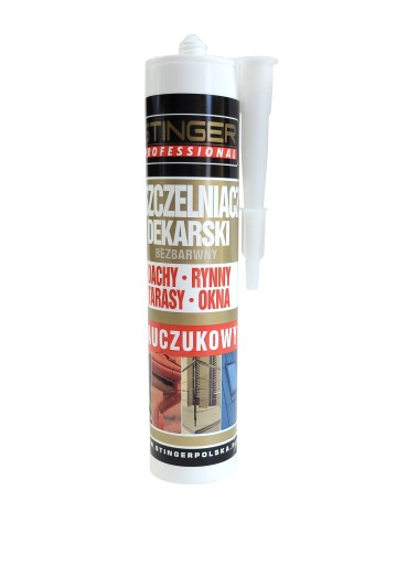 KAUCZUKOWY USZCZELNIACZ DEKARSKI BEZBARWNY 300ML