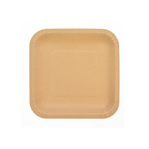 Talerze papierowe talerzyki ECO Kraft BIO 8szt