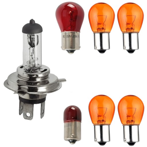 ŻARÓWKA ŻARÓWKI LAMPA PRZÓD TYŁ H4 SIMSON 12V