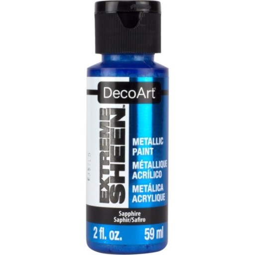 FARBA METALICZNA Extreme Sheen - DecoArt - Sapphire 59ml