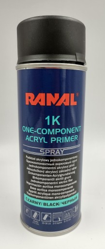 RANAL Podkład akrylowy 1K spray 400ml czarny