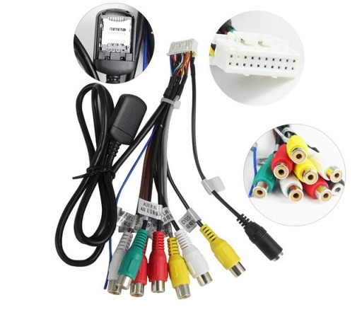 ZŁĄCZE 20 PIN RCA Z MODEM 4G DO RADIA ANDROID