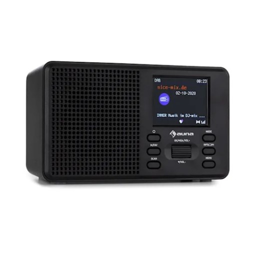 RADIO DAB+ FM WYŚWIETLACZ TFT 2,4 CALA USB AUX