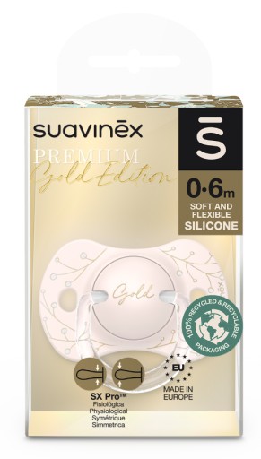 SUAVINEX SMOCZEK FIZJOLOGICZNY SX PRO GOLD EDITION 0-6M Różowy