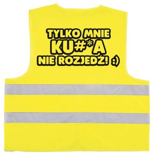 KAMIZELKA ODBLASKOWA DO SAMOCHODU SUPER WZORY