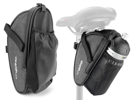 Sakwa rowerowa torebka do roweru pod siodło SOHO MERCER z uchwytem na bidon
