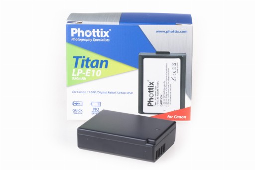 BATERIA AKU. Phottix LP-E10 do CANON X70 EOS 1100D 1200D 1300D 2000D 4000D