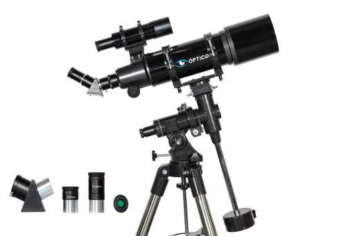 TELESKOP Astronomiczny OPTICON SpaceTraveler Luneta 700mm ZOOM150x +DODATKI
