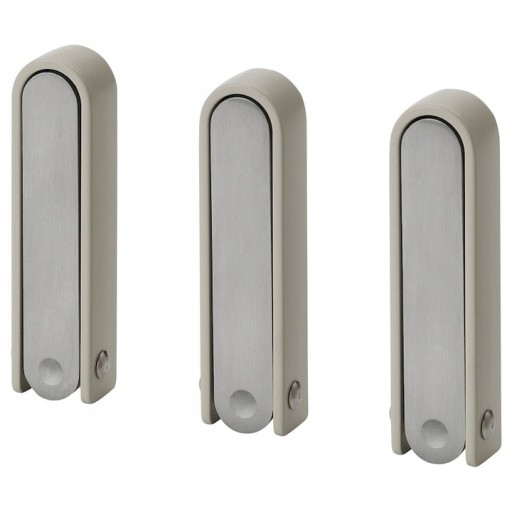 IKEA KLYKET Składany hak wieszak 3 szt. aluminium
