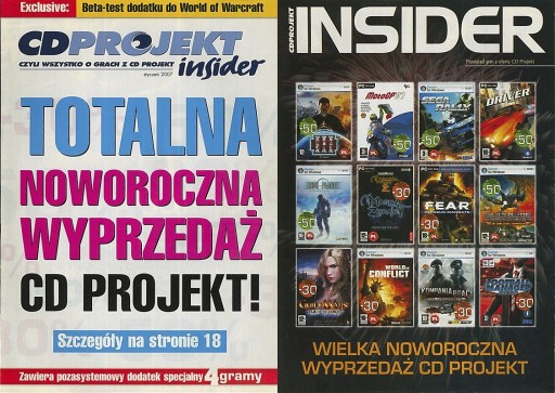 CD Projekt Insider 2007, praca zbiorowa