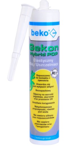 KLEJ ELASTYCZNY USZCZELNIACZ GEKON BEKO 310ml BRĄZ