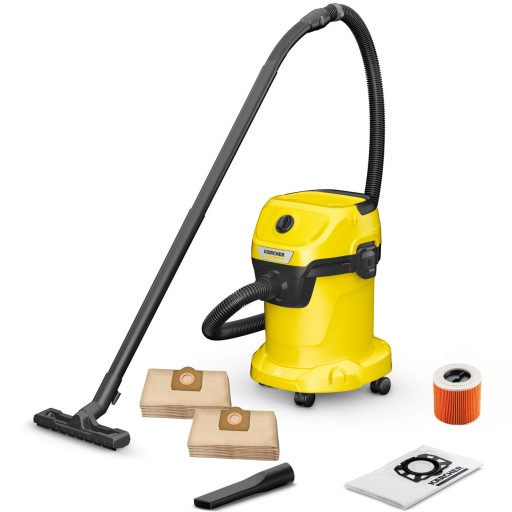 KARCHER WD3 ODKURZACZ + ZESTAW WORKÓW PAPIEROWYCH