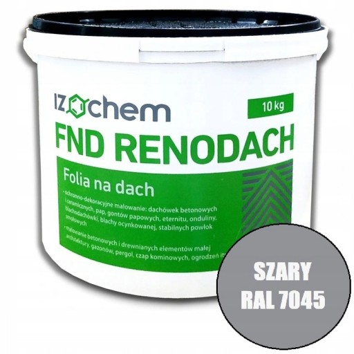 IZOCHEM FND RENODACH SZARY RAL 7045 10kg