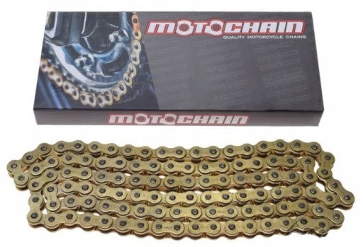 ŁAŃCUCH NAPĘDOWY 118 OGNIW 415H MOTOCHAIN ZŁOTY
