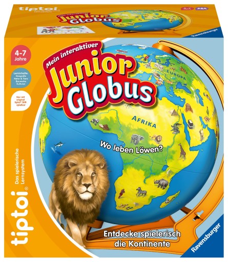 RAVENSBURGER TIPTOI 00115 - MÓJ INTERAKTYWNY GLOBUS JUNIOR