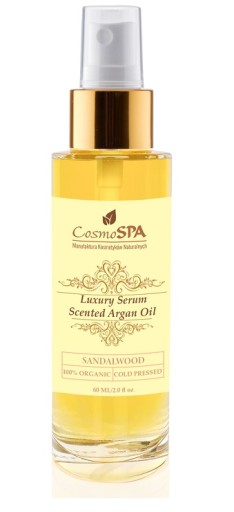 ZIMNOTŁOCZONY OLEJ ARGANOWY OLEJEK SANDAŁOWY 60ML