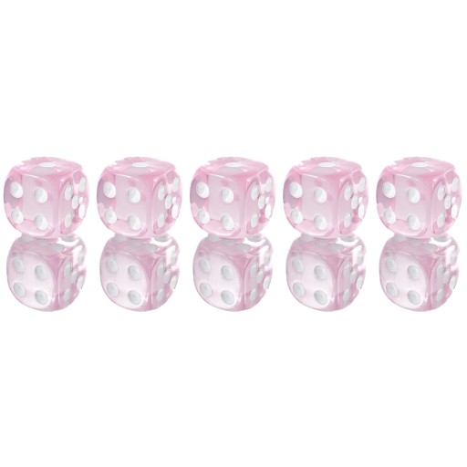 ZESTAW 5 KOSTEK K6 RPG ZEMSTA GRYFA KOŚĆ 1,1 CM