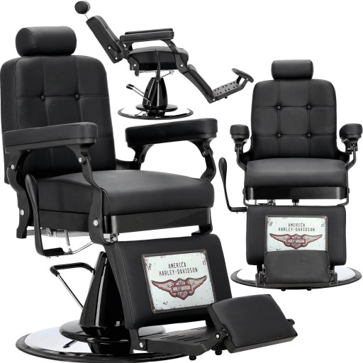 Fotel barberski fryzjerski do salonu barber Kostas