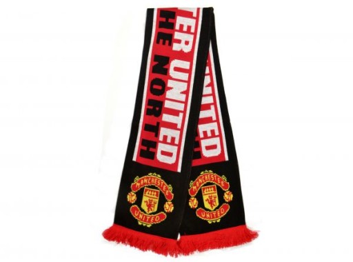 Szalik dwustronny Manchester United oryginalny NOWOŚĆ