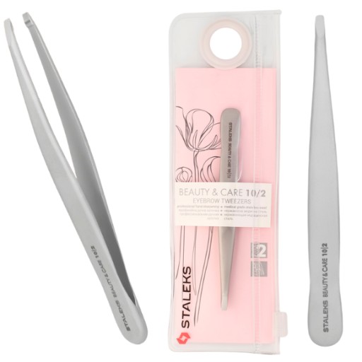 STALEKS PRO PĘSETA DO REGULACJI DEPILACJI BRWI BEAUTY & CARE TBC-10/2