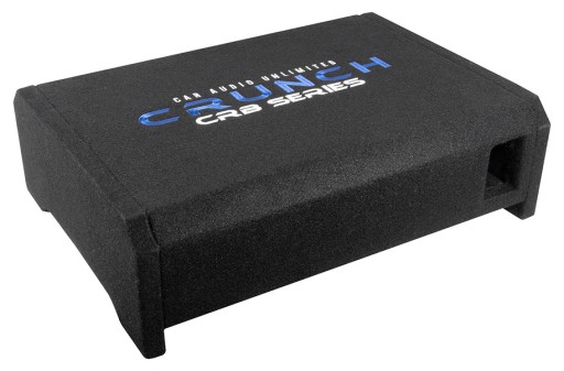 Subwoofer samochodowy Crunch CRB200 - niewielkie rozmiary - gra w podłogę