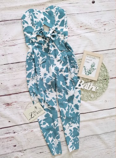Kombinezon ASOS w kwiaty spodnie 38 M