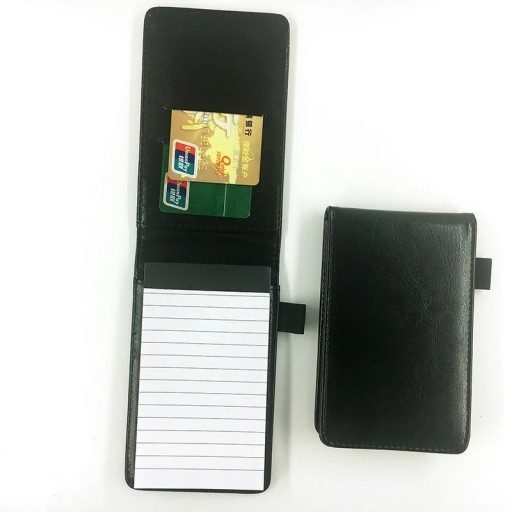 Multifunction PU Leather Small Notebook Pocket
