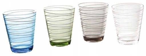 SZKLANKA SZKLANKI BRUNNER ONDA 300 ml 4 szt.