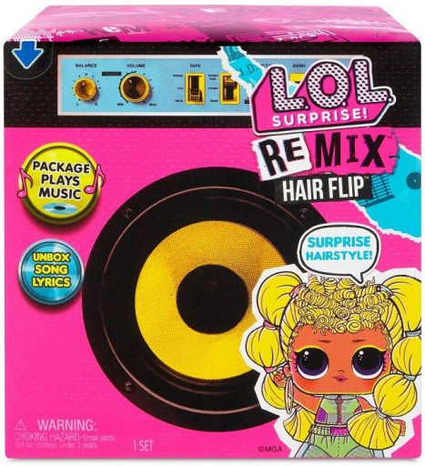 6977 L.O.L SURPRISE LALKA REMIX HAIR FLIP Z MUZYKĄ