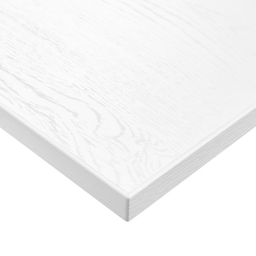BLAT BIURKO ELEKTRYCZNE 130x65 cm Biały alaska ANTYBAKTERYJNA PŁYTA LAMINAT