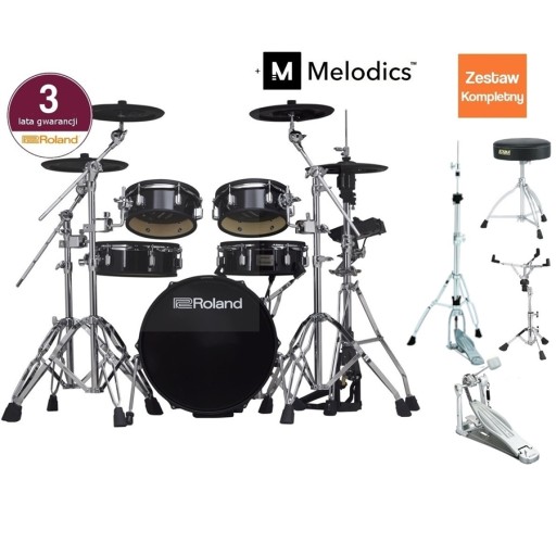 Roland VAD307 Perkusja hybrydowa Set hardware Tama
