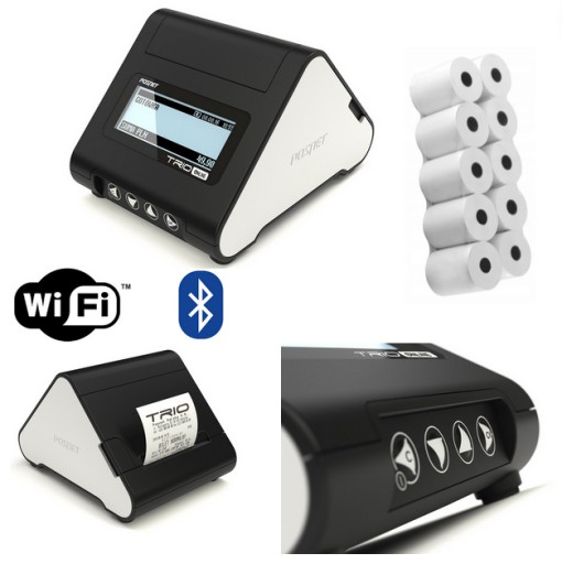 DRUKARKA FISKALNA POSNET TRIO ONLINE 57MM ROLKI ZGLOSZENIE FISKAL