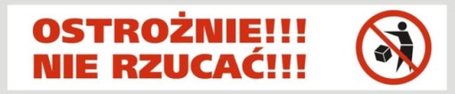 TAŚMA KLEJĄCA PAKOWA NADRUK: OSTROŻNIE NIE RZUCAĆ