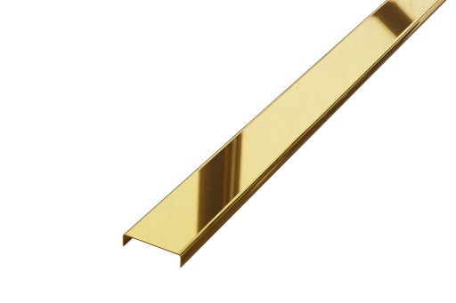 LISTWA NIERDZEWNA ZŁOTA POŁYSK DO PŁYTEK 4cmx244cm