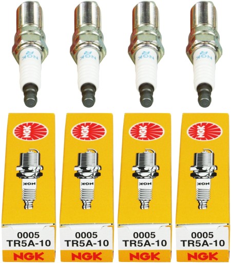 4X ŚWIECA ZAPŁONOWA NGK TR5A-10 0005 FORD 1.6 1.8