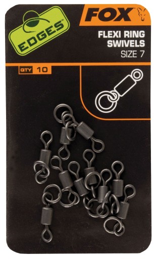 Krętliki Fox Edges Flexi Ring Swivels, rozm.7