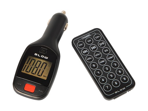 TRANSMITER FM LCD MP3 USB + SD pilot (0356)
