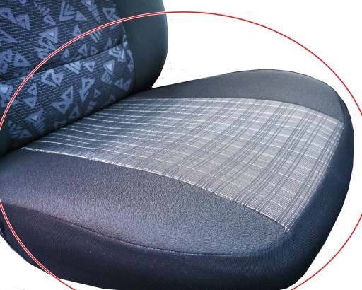 Iveco Ford Transit VW T5 T6 T7 pokrowiec na siedzisko kierowcy Gruby KRATA