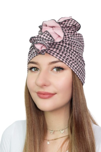 Turban Luba be-25 modna czapka marszczona także po chemioterapii
