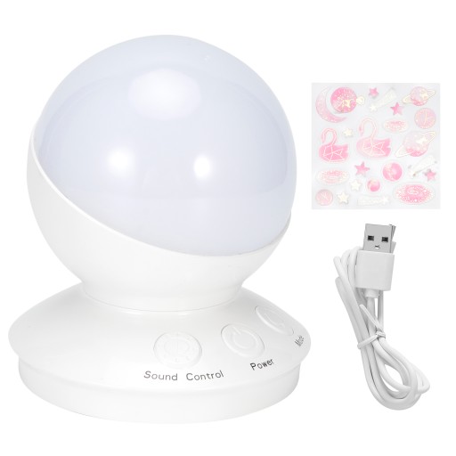 Inteligentne sterowanie głosem Kolorowa lampka nocna LED Lampa RW