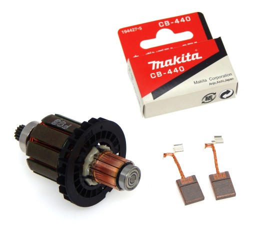 Makita wirnik 619583-5 + szczotki CB-440 do DDF482