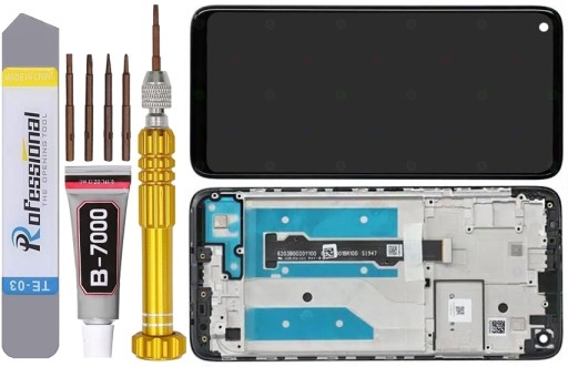 MOTOROLA MOTO G8 XT2045 WYŚWIETLACZ LCD RAMKA