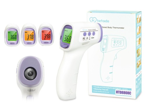 Termometr bezdotykowy HeTaiDa 8808C pomiar z 15CM!