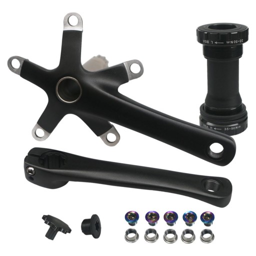 Mechanizm korbowy do rowerów górskich, korba 152 mm i suport