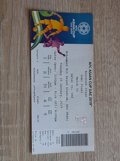 Asian Cup 2019 , Katar - ZEA , półfinał