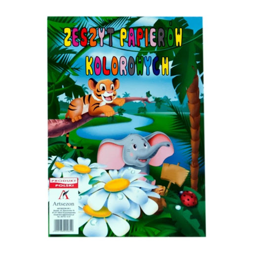 ZESZYT PAPIERÓW KOLOROWYCH A5