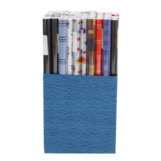 Zestaw Papier ozdobny mix kolorów 55 szt 57cm x 2m